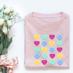 T-shirt Sweet Candy Coeur Design