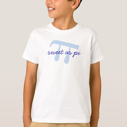 T-shirt Sweet comme PI Math Whiz Geek (Devant)