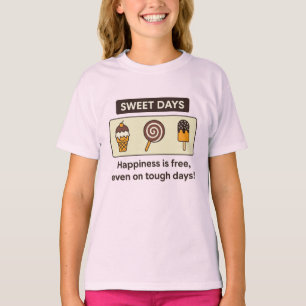 T-shirt Sweet Days - Crème glacée & Candy Kids Design T-sh