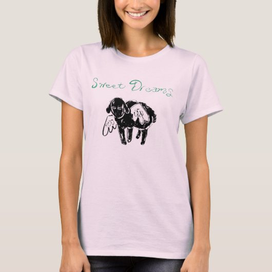 T-shirt Sweet Dreams Black Sheep Shirt (Devant)