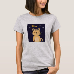 T-shirt Sweet Dreams Fish Cat Shirt - Drôle Amoureux des c