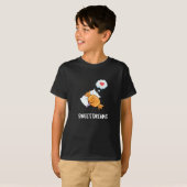 T-shirt Sweet Dreams Funny Candy Pun Dark BG (Devant entier)