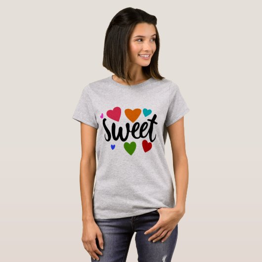 T-shirt sweet hearts (Devant entier)