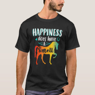 T-shirt Sweet Horse Équitation Happines N'A Pas Une Odeur