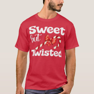 T-shirt Sweet Mais Twisted Funny Sucre de canne Noël pour 