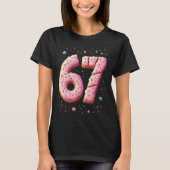 T-shirt Sweet Math Donut Fraction Back to School 67 (Devant)