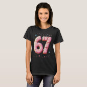 T-shirt Sweet Math Donut Fraction Back to School 67 (Devant entier)
