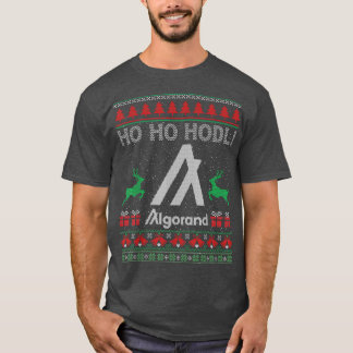 T-shirt Sweet moche Noël Algorand ALGO Coin HO HO HO HO