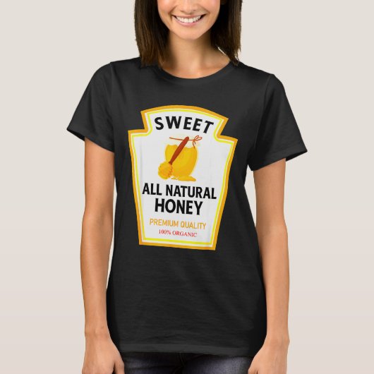 T-shirt Sweet Natural Honey Funny Condiment Costume Party (Devant)