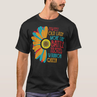 T-shirt Sweet Old Lady Retro Vintage grand-mère Anniversai