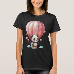 T-shirt Sweet Panda Bear Valentines Jour 4