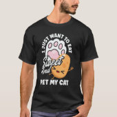 T-shirt Sweet Potato Vegetable   Cat Owner (Devant)