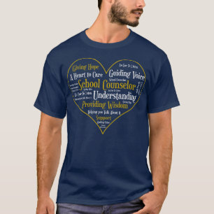 T-shirt Sweet School Counselor Love Heart