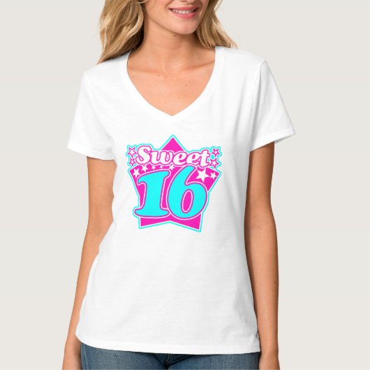 T-shirt Sweet sixteen (Devant)