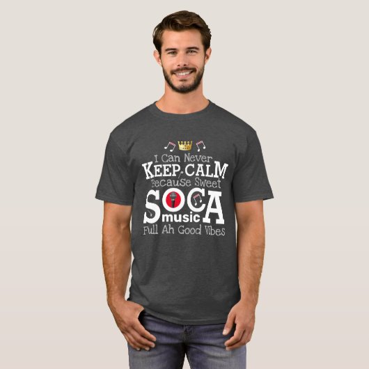 T-shirt Sweet SOCA Conserver le calme (Devant entier)