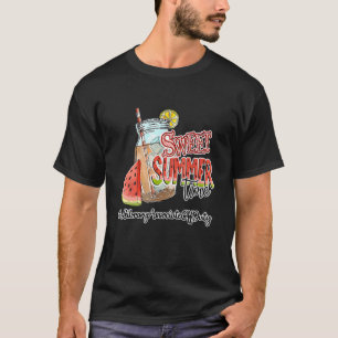 T-shirt Sweet Summer Teacher Library Associé Off D