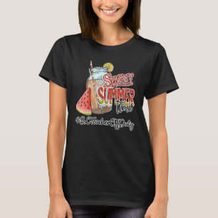 T-shirt Sweet Summer Time El Professeur Hors Service Derni