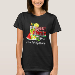 T-shirt Sweet Summer Time Lemonade Lunch Lady Off Duty Sum