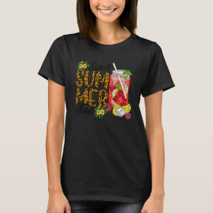 T-shirt Sweet Summer Time Pastèque Léopard Et Citron