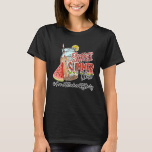 T-shirt Sweet Summer Time Pré K Enseignant hors service De