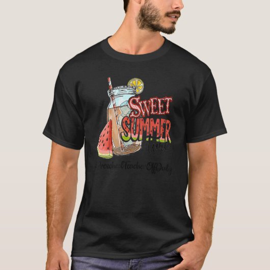T-shirt Sweet Summer Time Préscolaire Hors service (Devant)