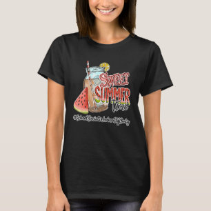 T-shirt Sweet Summer Time School Travailleur social Dernie