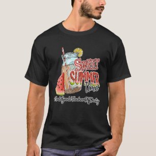 T-shirt Sweet Summer Time Troisième 3e année Enseignant Jo