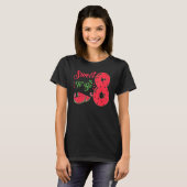 T-shirt Sweet To Be Huit 8e Fraise Anniversaire Famille P (Devant entier)