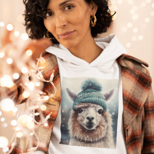 T-shirt Sweet Winter Alpaca, coutume