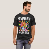 T-shirt Sweet With A Sour Side Funny Candy Patch Delicious (Devant entier)