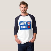 T-shirt Swift Kelce 24 Heart (Devant entier)