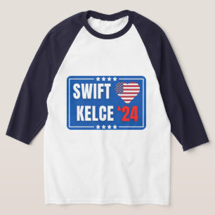 T-shirt Swift Kelce 24 Heart