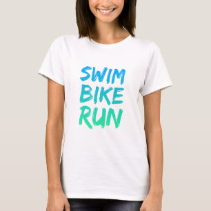 T-shirt Swim Bike Run superbe design