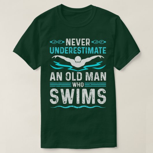 T-shirt Swim Coach Swimmer (Design devant)