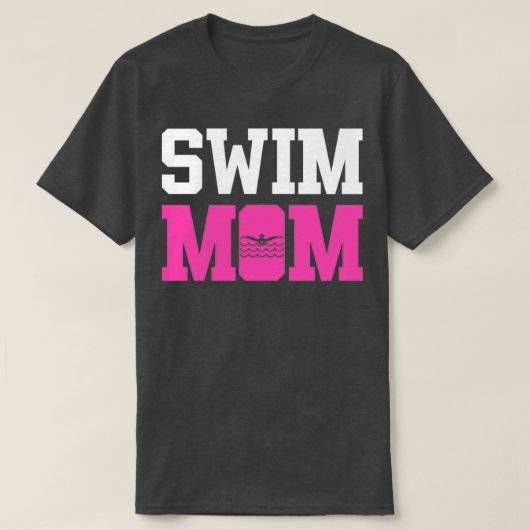 T-shirt Swim Mom Funny Swimmer Cadeau 1 (Design devant)