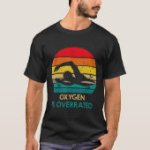 T-shirt Swim Oxygen Est Surfait Funny Swim Team (Devant)