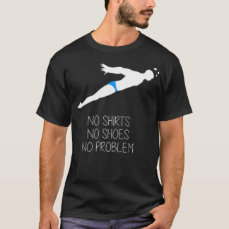 T-shirt Swimmer Swimmer Swimim drôle citations pieds