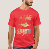 T-shirt Swimming Quotes funny (Devant)