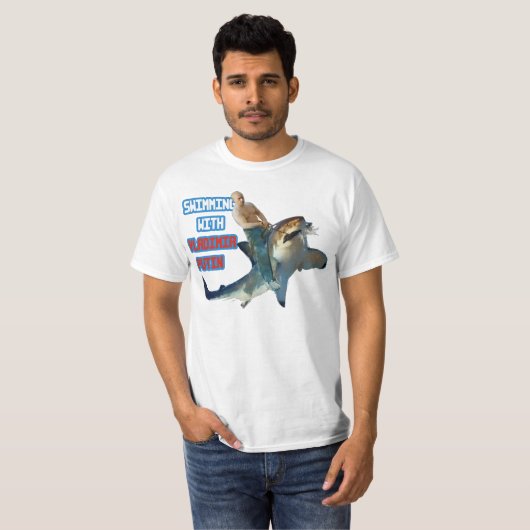T-shirt SWIMMING WITH VLADIMIR PUTIN - ВладимирПутин (Devant entier)