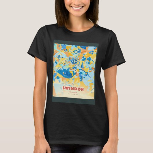 T-shirt swindon angleterre (Devant)