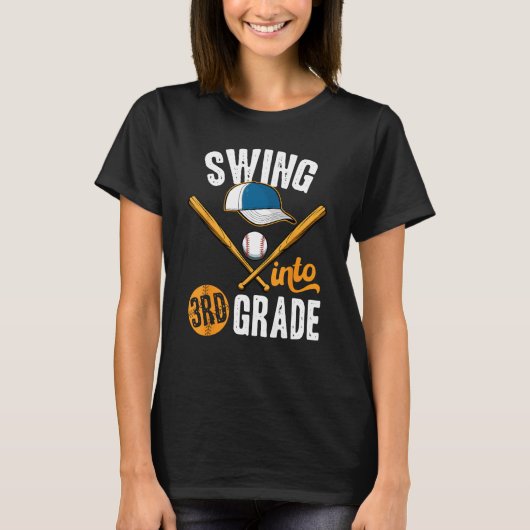 T-shirt Swing in 3e Grade Kids First Day Back To School (Devant)