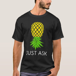 T-shirt Swinger de partage d'ananas vers le bas