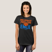 T-shirt Swinging For the Fences Baseball Cute Meme  1 (Devant entier)