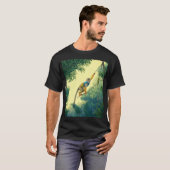T-shirt Swinning Squirrel Monkey Jungle (Devant entier)