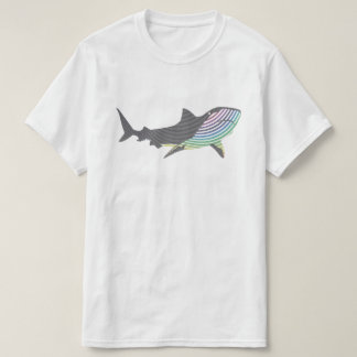 T-shirt Swirl de requin couleur