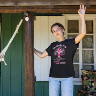 T-shirt Swirl Family Tree of Life Sensibilisation au cance