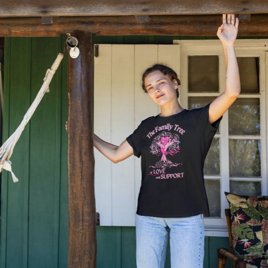 T-shirt Swirl Family Tree of Life Sensibilisation au cance