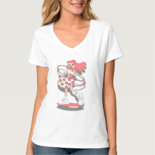 T-shirt Swirl Girl Style Sur Le Go
