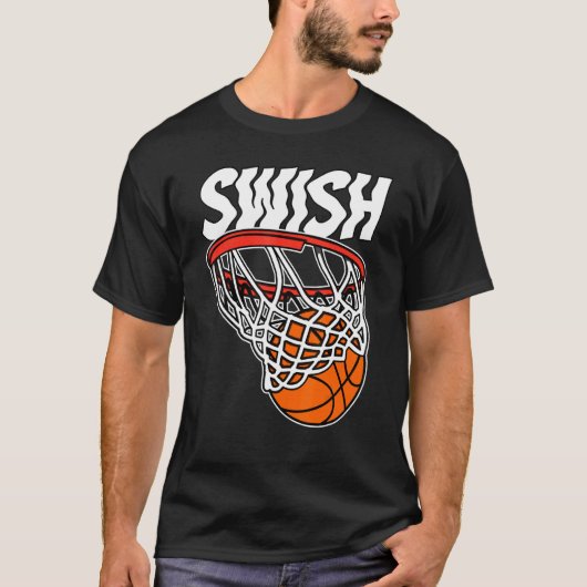 T-shirt SWISH Street Basketball Hoops Urban 3 Point Shoot (Devant)