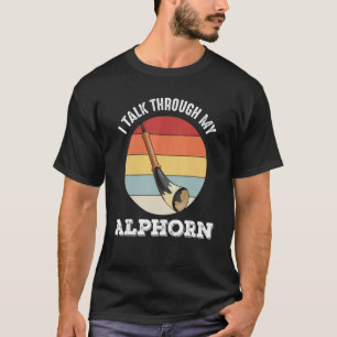 T-shirt Swiss Alphorn Music instrument en Suisse Alpes